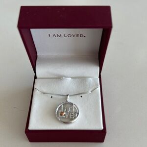 I Am Loved Silver Pendant Necklace